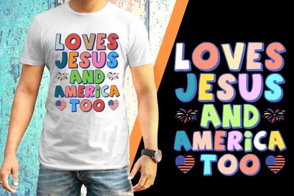 Best Loves Jesus and America Too T‑shirt Print Templates Review