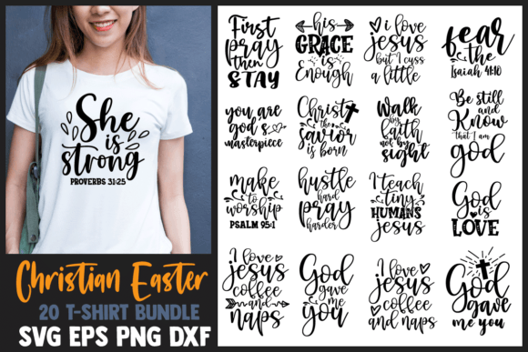 Christian Easter SVG Bundle for Crafts & Design