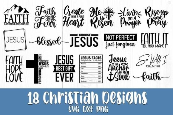 Christian Svg Bundle for Faith-Based Crafts & Web Design