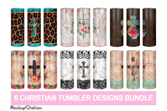 Christian Tumbler Sublimation Bundle PNG for Crafts
