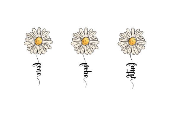 Faith Hope Love Daisy Christian Illustrations Review