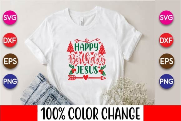 Happy Birthday Jesus Christmas Design Print Templates Review