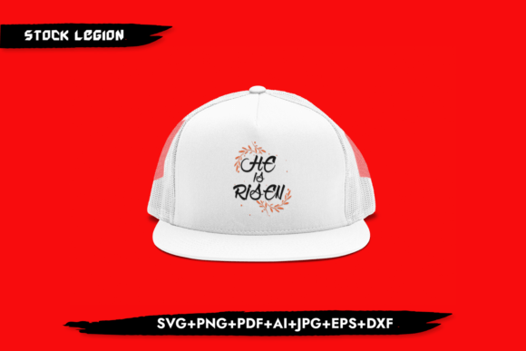 He is Risen - Christian SVG for Crafts and Branding