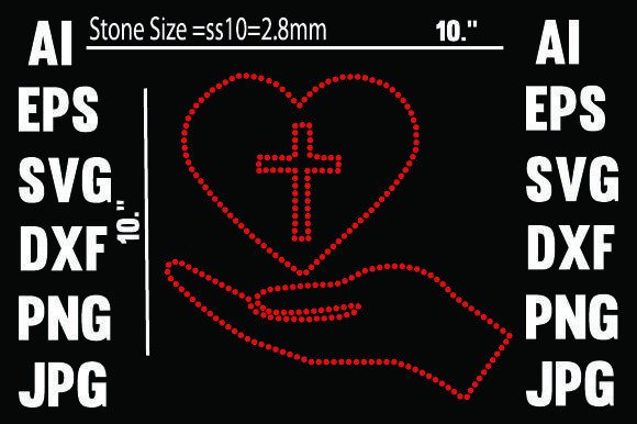 Jesus Christ Love Rhinestone Design Review