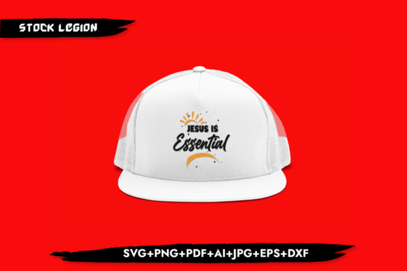 Jesus is Essential Christian Svg for Crafts Branding