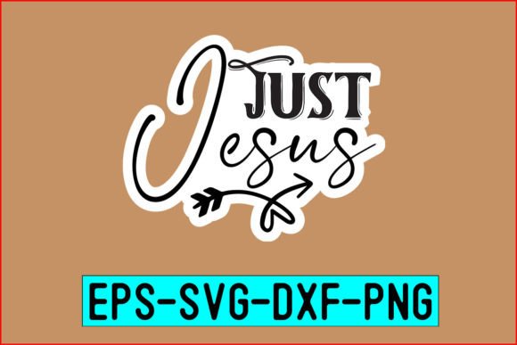 Just Jesus Stickers: A Crafts Asset for Modern Editorial Design