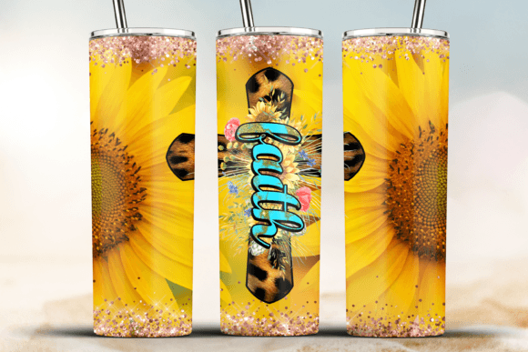 Sunflower Leopard Christian Cross Design Review