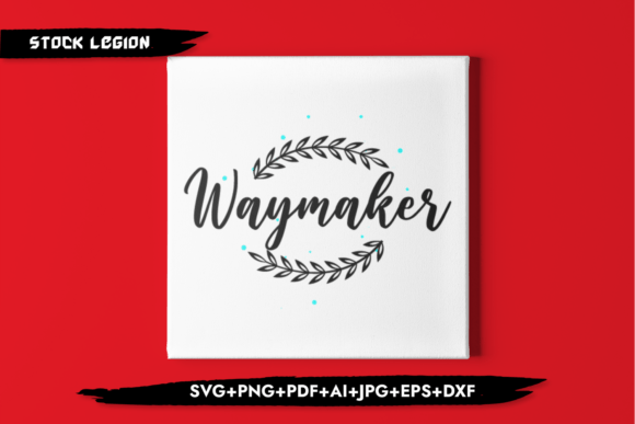Waymaker Christian SVG: A Crafts Asset for Editorial Design